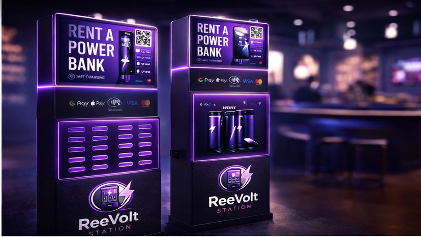 Bornes ReeVolt Station (visuel)