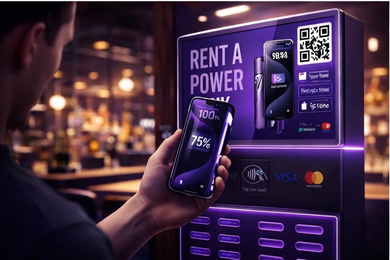 Utilisation de la borne (visuel)